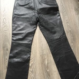 Leather Look Pants